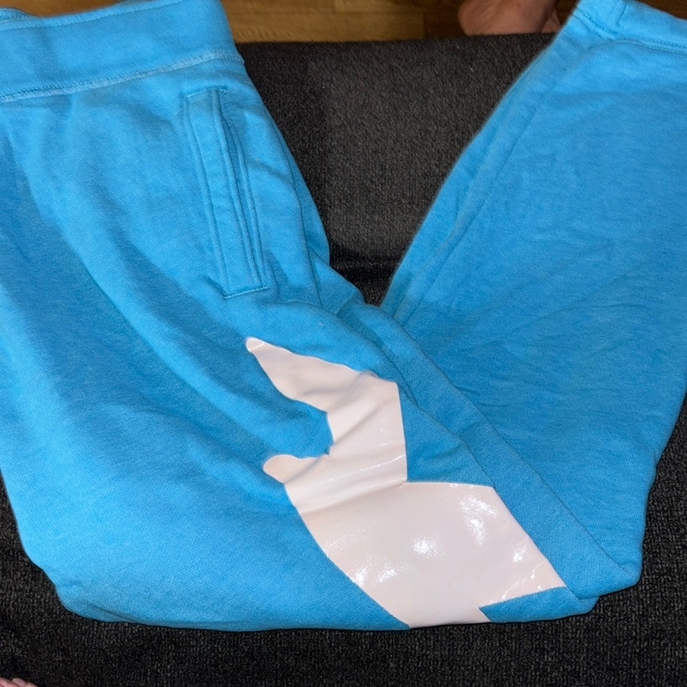 Blue hollister joggers